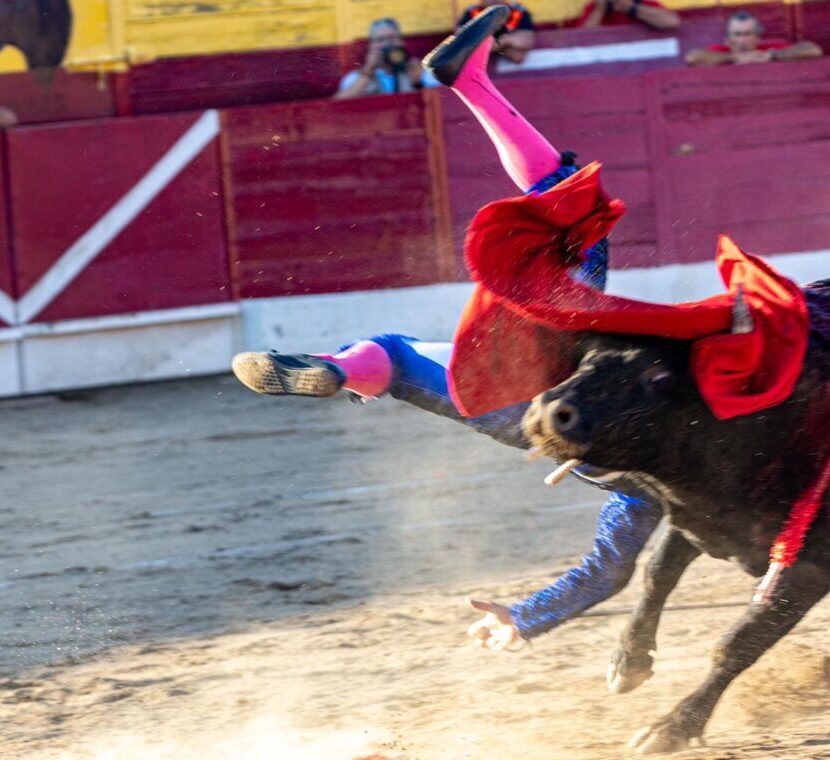 Nek Romero, cornada de 10 centímetros en el muslo izquierdo en Cadalso de los Vidrios