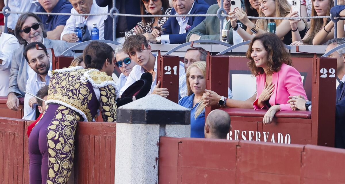 El Juli a Díaz Ayuso: “Quiero agradecerte todo lo que haces por la tauromaquia, por Madrid y por España"