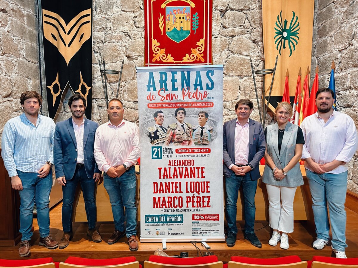 Arenas de San Pedro anuncia el debut como novillero en España de Marco Pérez