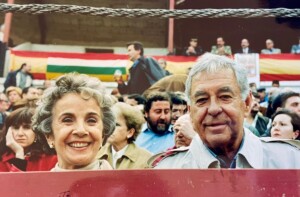 Cecilia Labiano junto a su esposo Manolo Chopera.