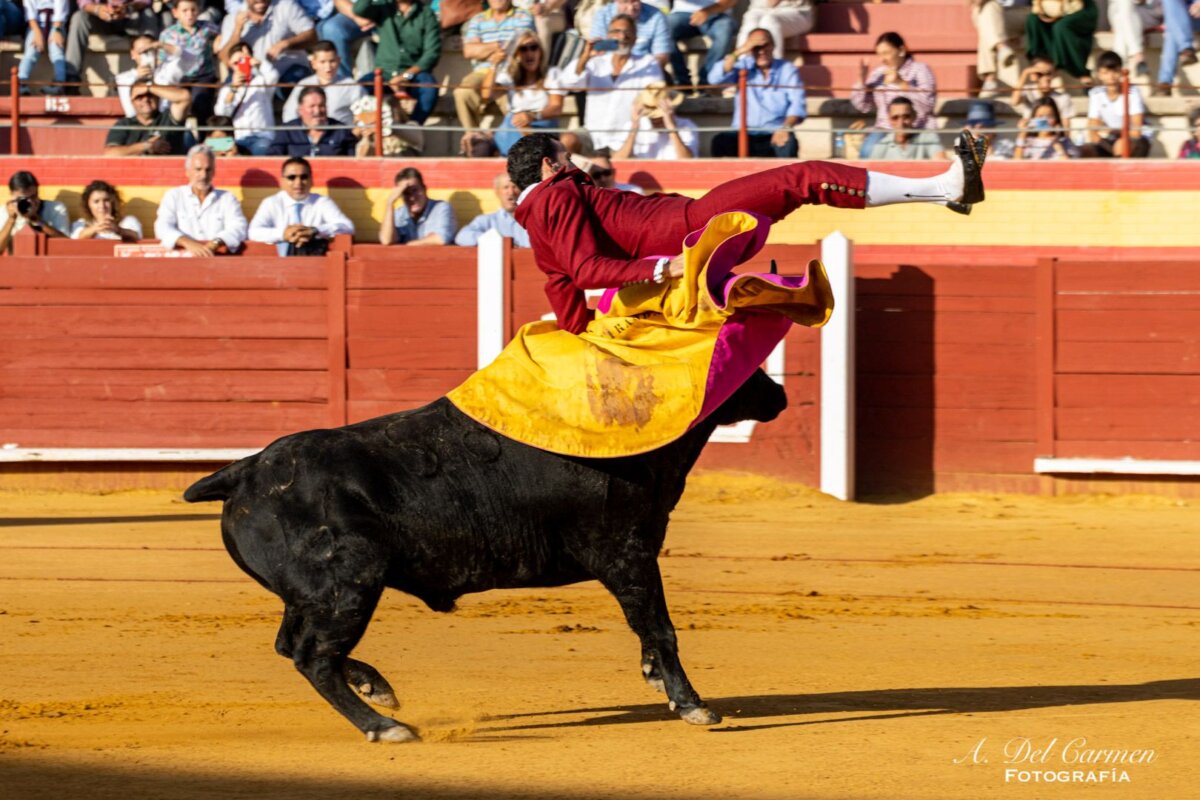"Fuerte contusión en zona sacra" a David de Miranda, que salió de la enfermería para lidiar al cuarto