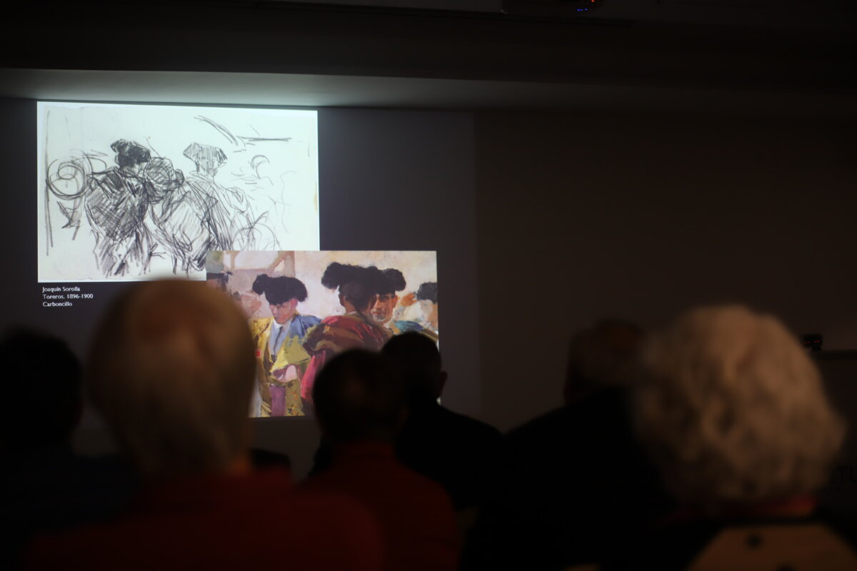 Magistral conferencia de Raúl Alonso en el ciclo "Sorolla y los toros"