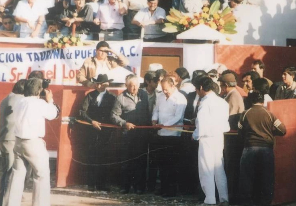 Inauguración de la plaza de toros El Relicario en Puebla