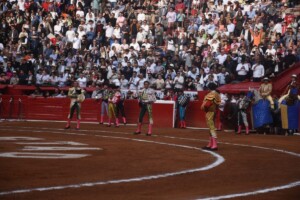 Así fue el paseíllo en el festejo de la reapertura el pasado domingo. Foto: Tadeo Alcina