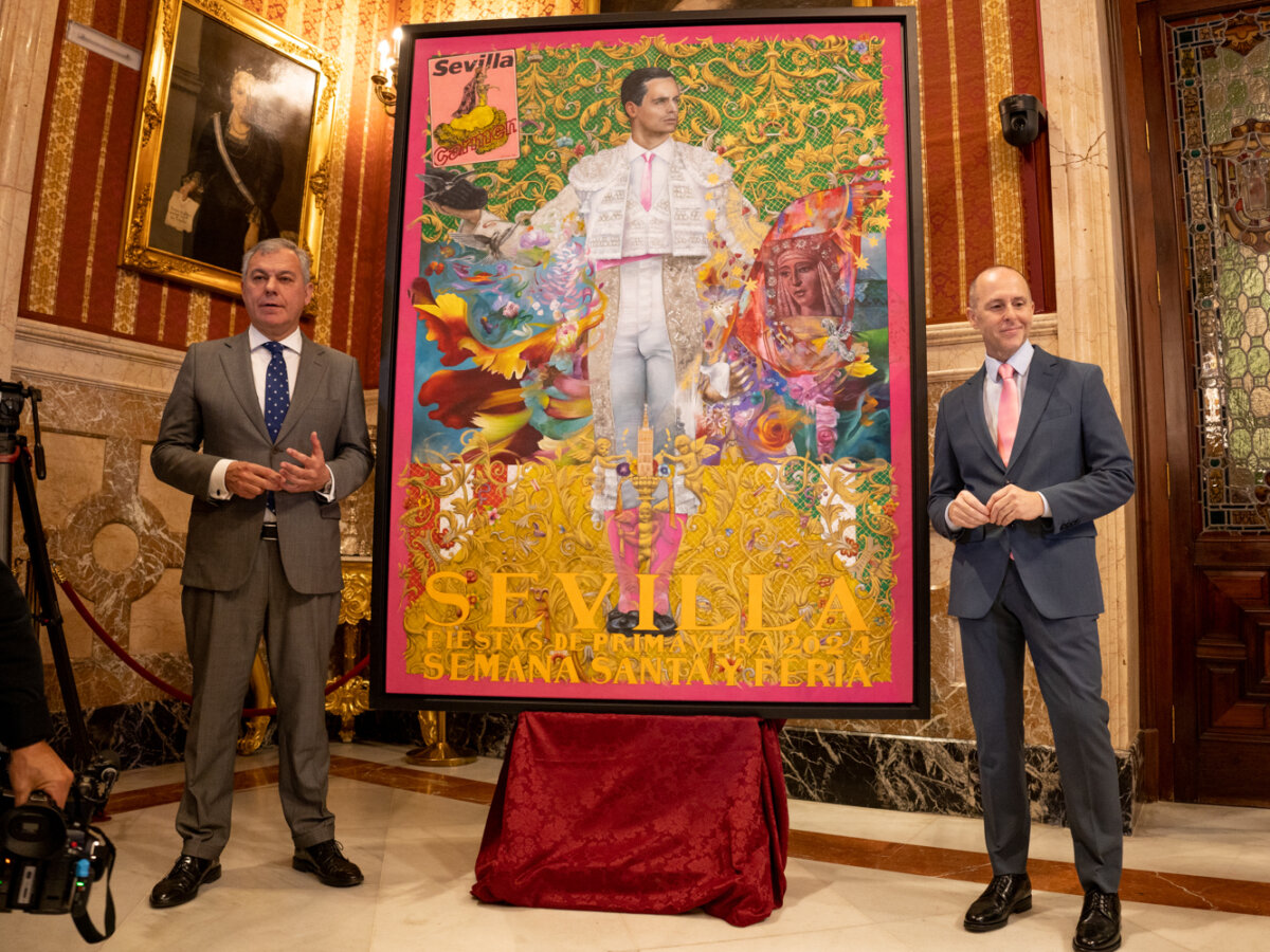 Antoine Cas se inspira en David Galván para el cartel de las Fiestas de Primavera de Sevilla