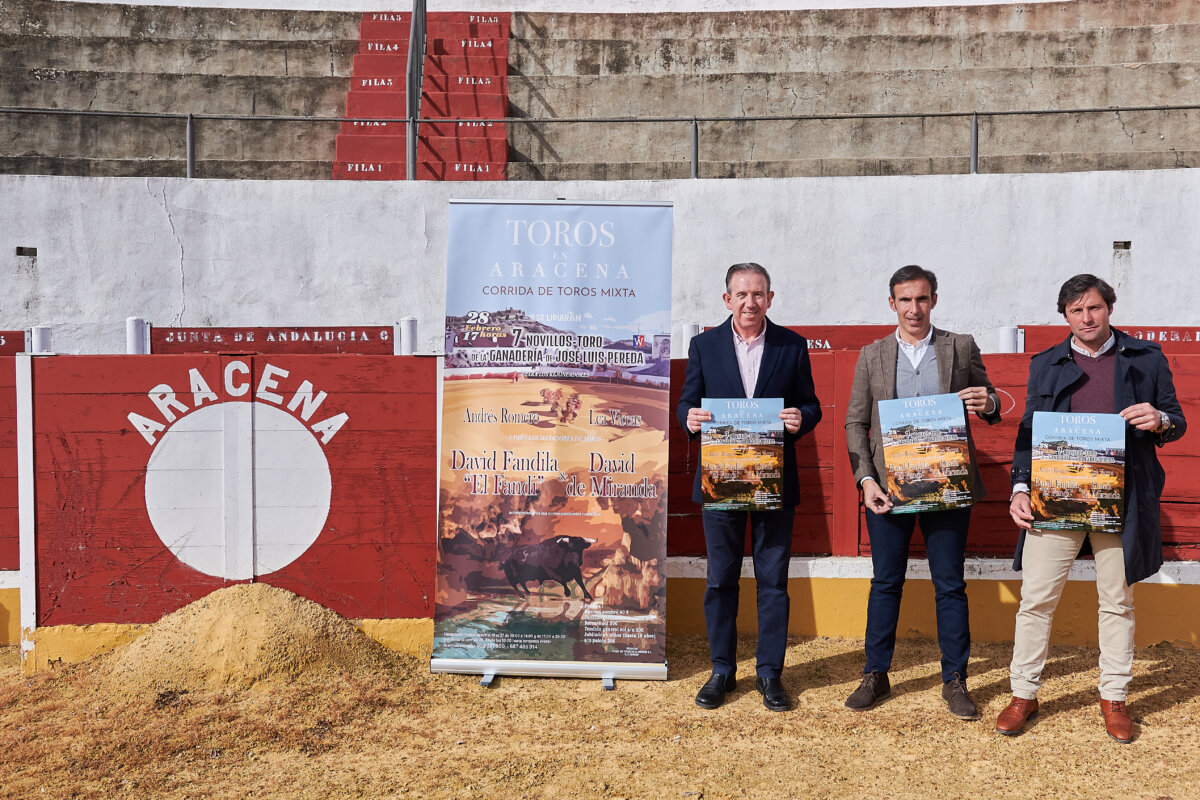 Aracena presenta una corrida mixta para el día de Andalucía