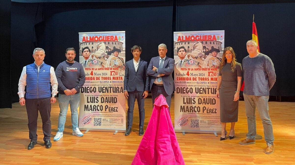 Diego Ventura encabeza la corrida mixta de Almoguera