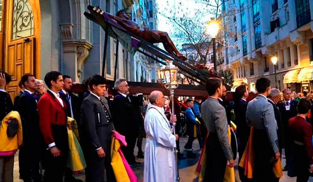 El toreo, presente este viernes en la misa y Vía Crucis del Cristo de los Toreros