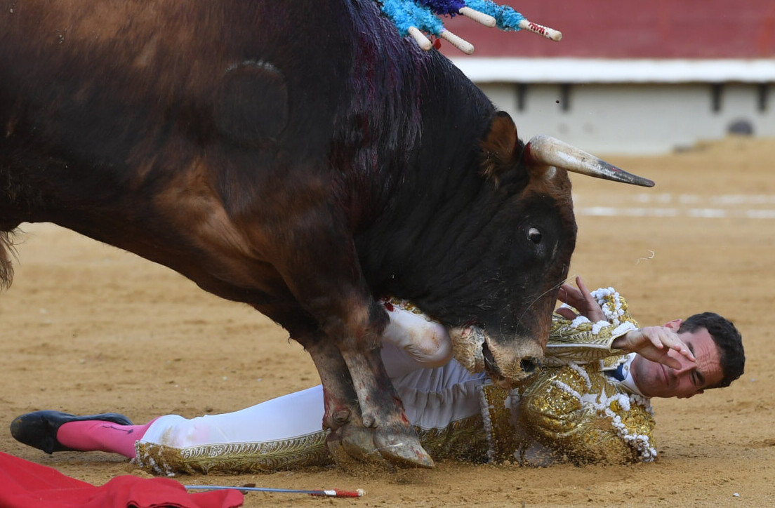 Fernando Adrián se libra de milagro (Secuencia fotográfica)