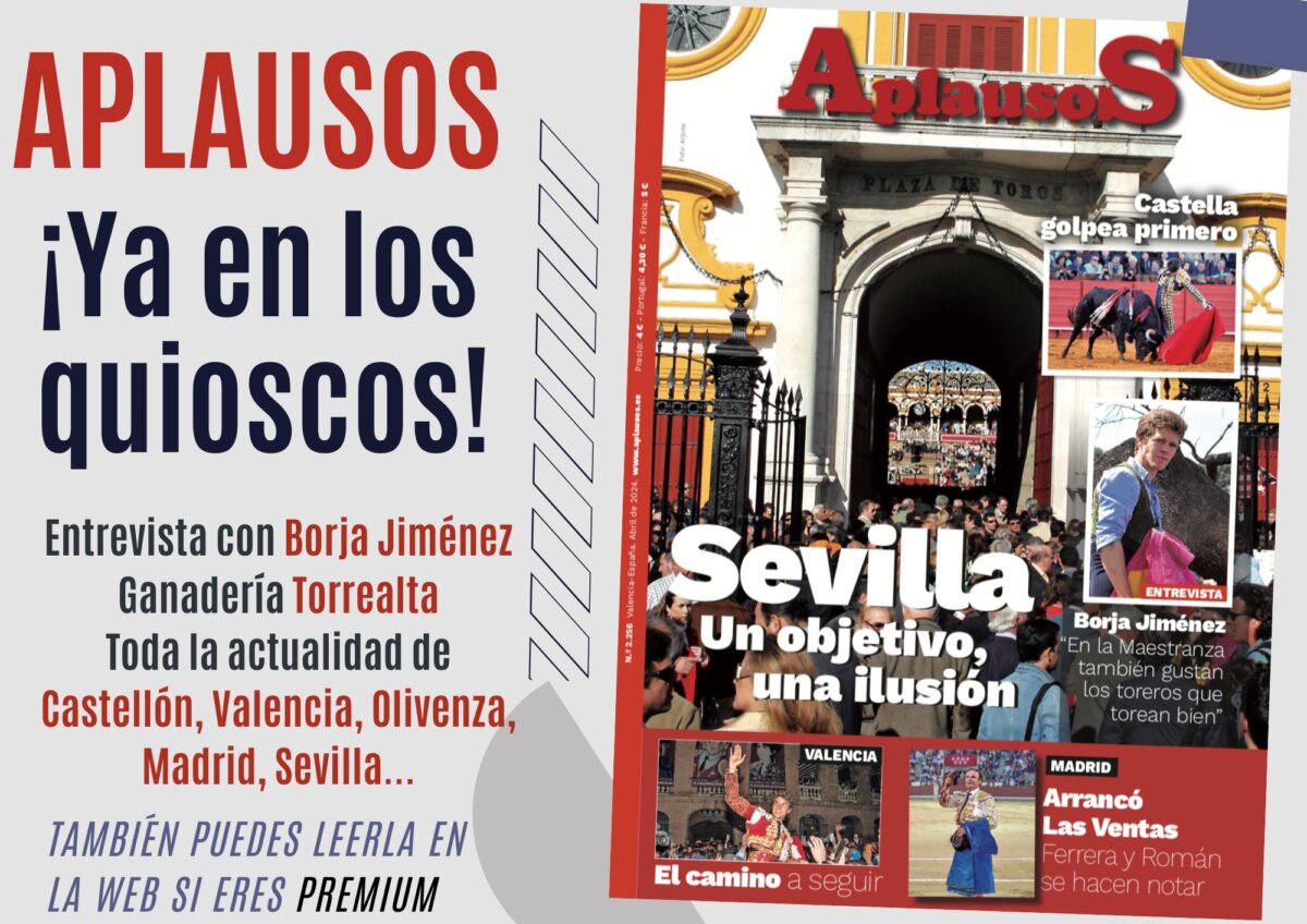 El Aplausos del mes de abril, ya en los quioscos
