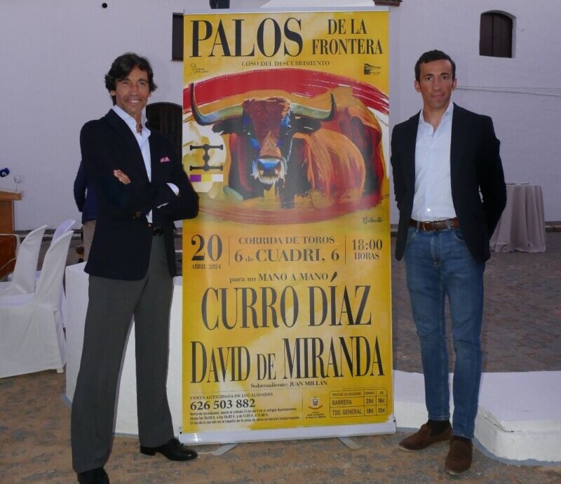 Curro Díaz y David de Miranda, con cuadris en Palos de la Frontera