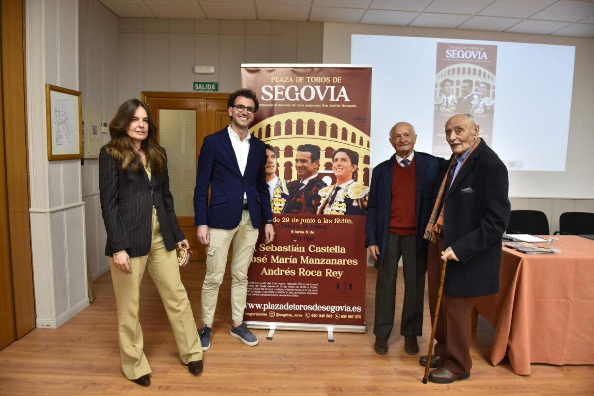 Segovia: cartel homenaje a Andrés Hernando en el regreso de los toros a San Pedro