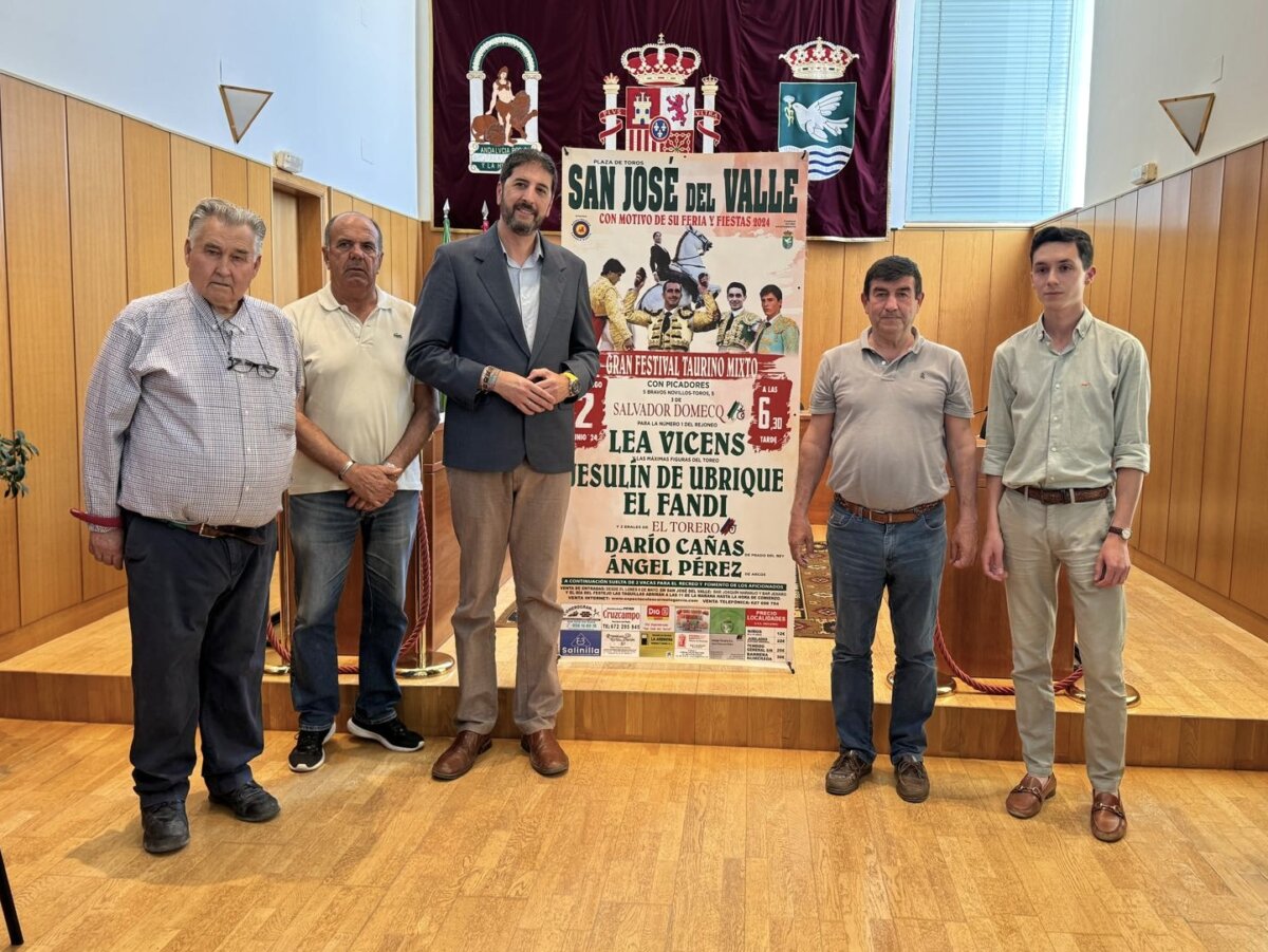Jesulín de Ubrique encabeza el cartel de la feria de San José del Valle