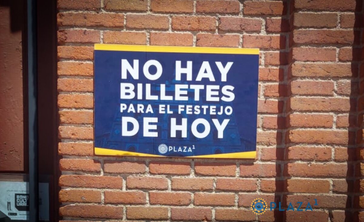 Noveno cartel de "No hay billetes" de la Feria de San Isidro
