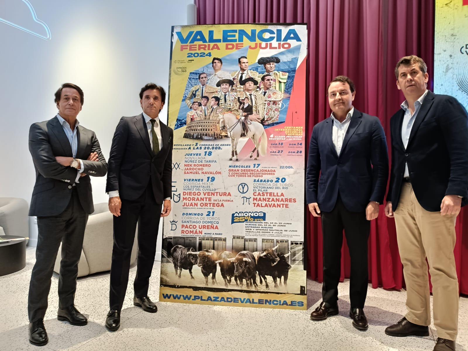 Valencia presenta una rematada Feria de Julio