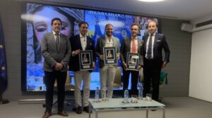 De izquierda a derecha: Juan Fernando Rodríguez Carrillo, Litri, Joaquín, El Cid y Manuel Ruiz-Rojas.