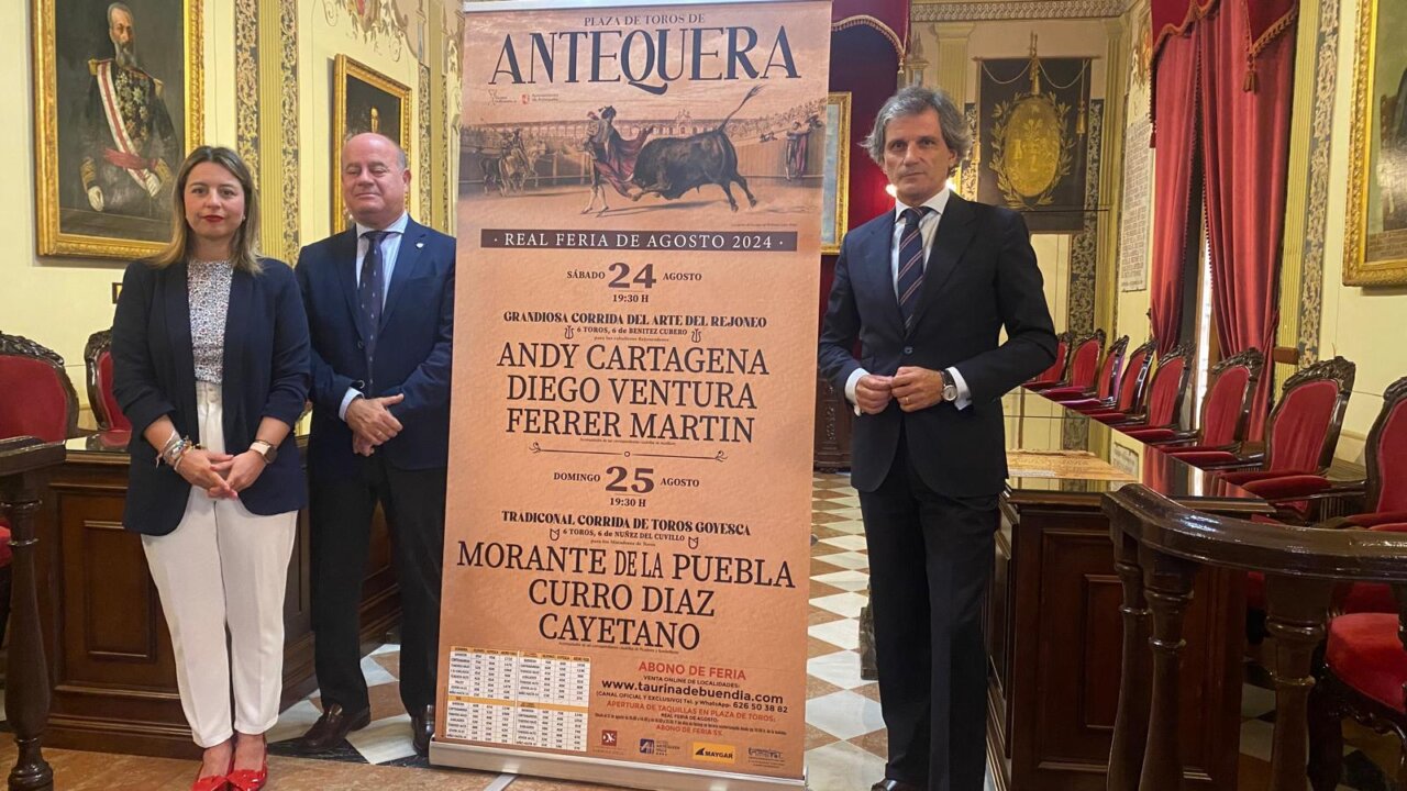 Antequera presenta las combinaciones de su Real Feria de agosto