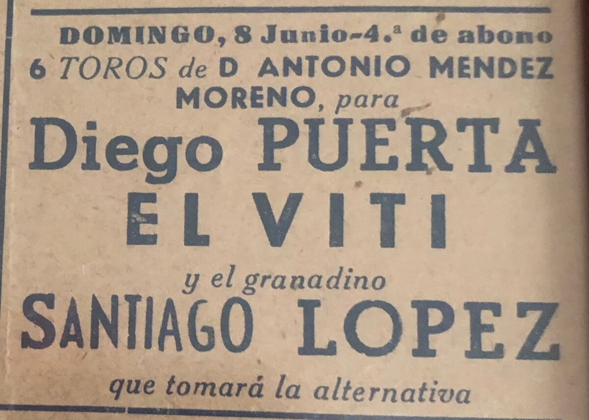 Santiago López, alternativa triunfal y soñada en el Corpus de Granada