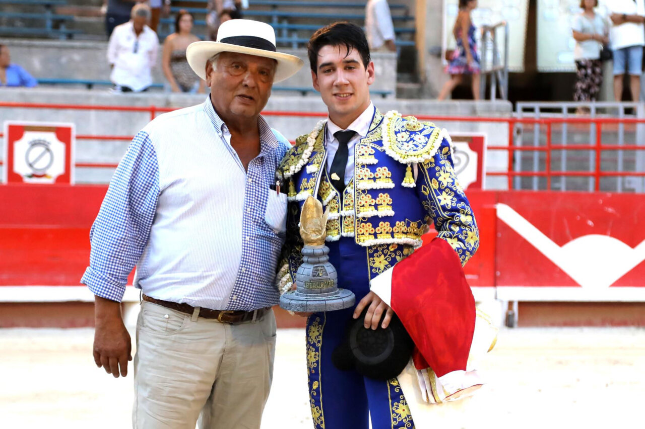Aarón Infantes, única oreja de la novillada en Beaucaire