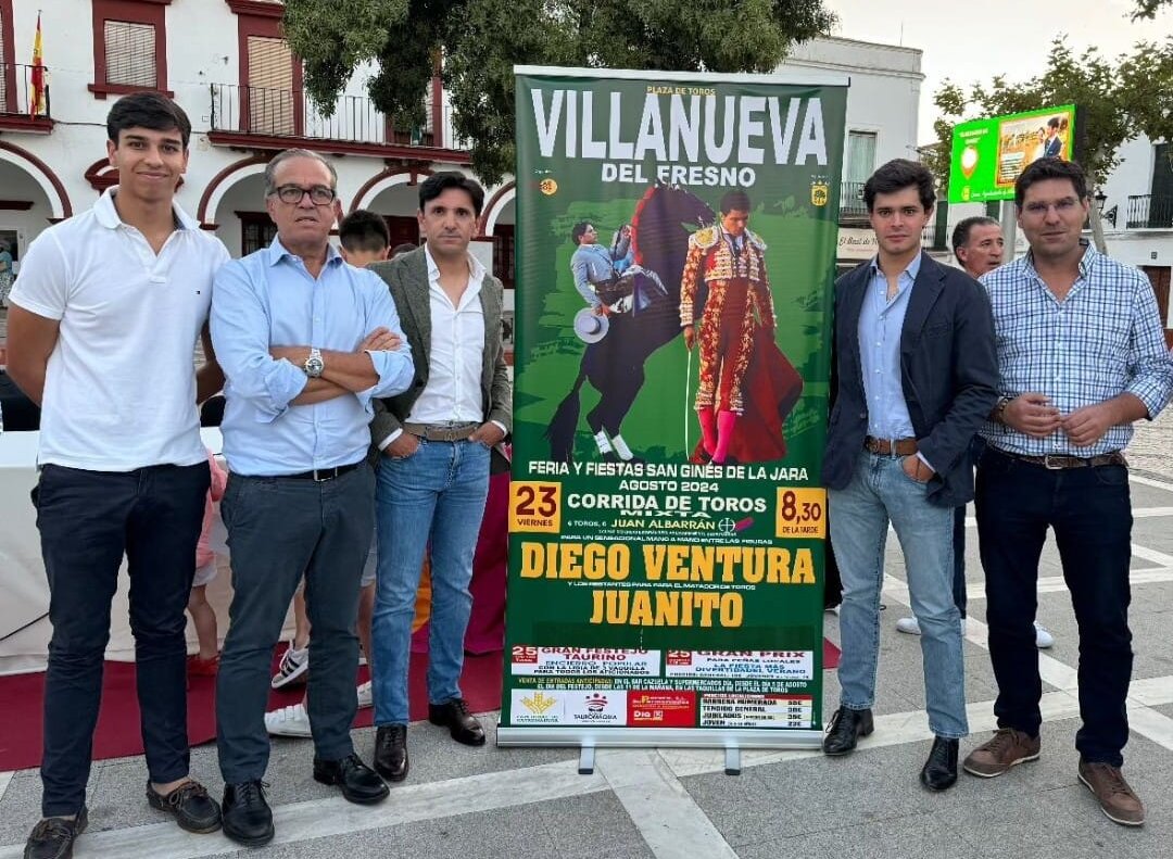 Agosto se llena de toros: Villanueva del Fresno anuncia el cartel de sus fiestas