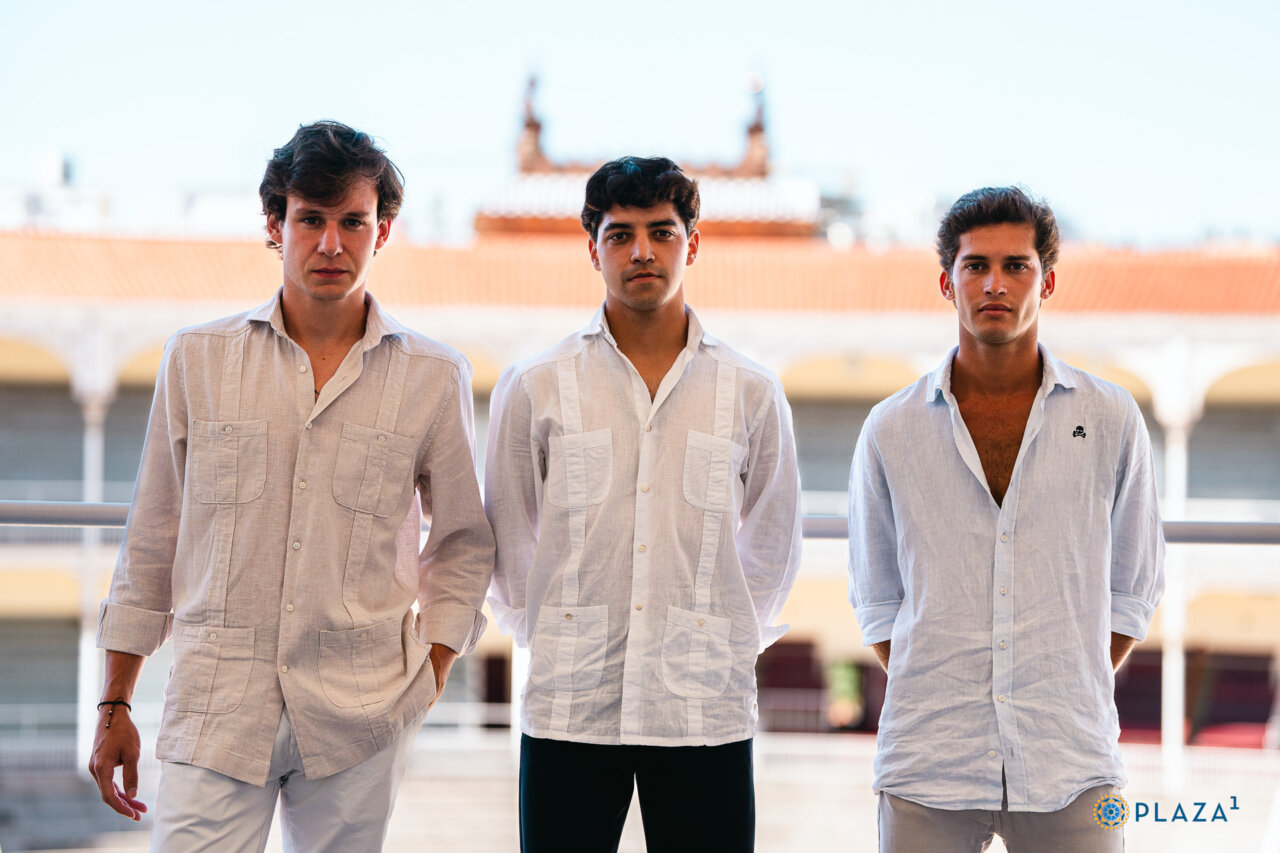 Manolo Vázquez, Fabio Jiménez y Mario Navas, ante la cuarta nocturna de Las Ventas