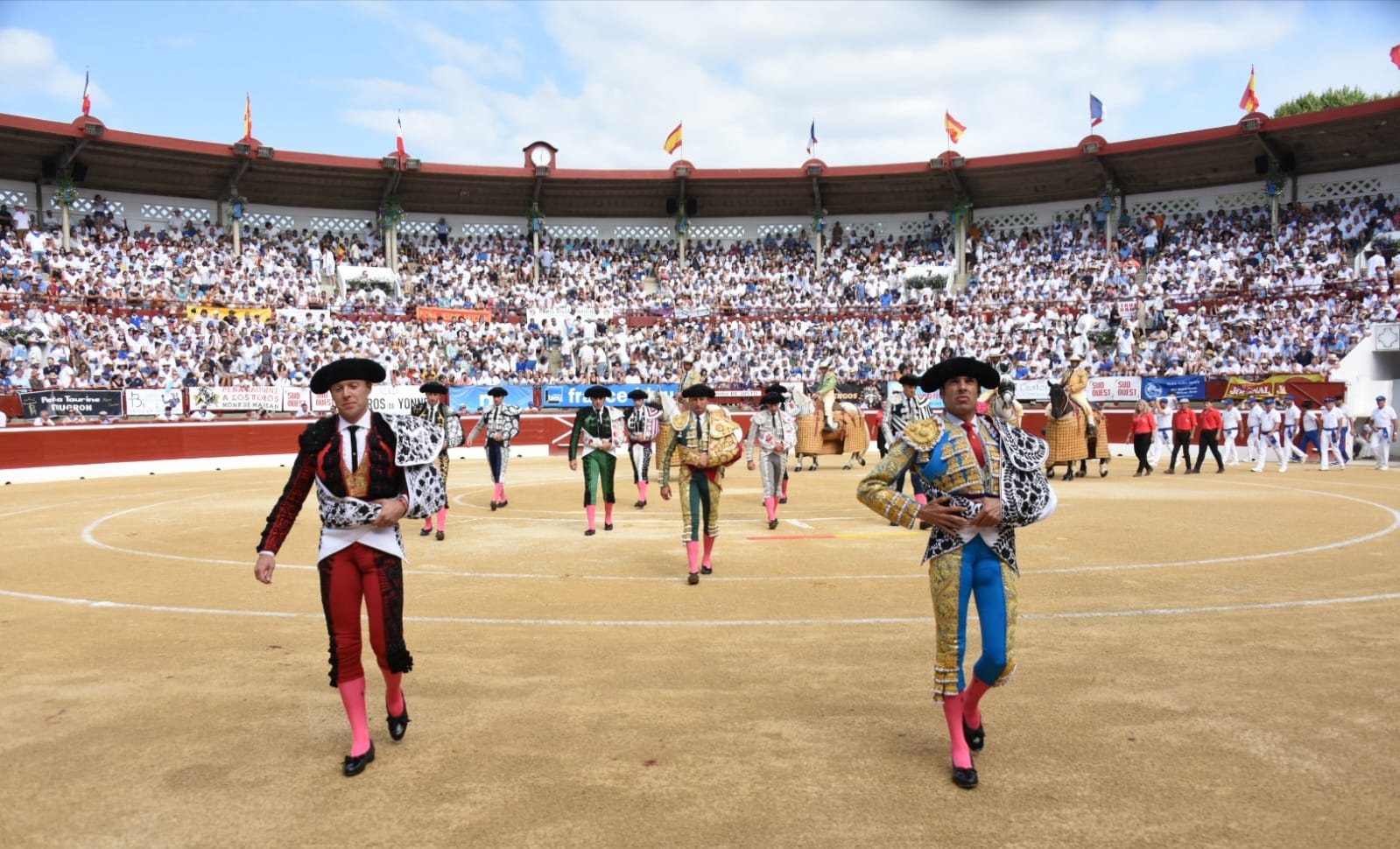 Tablas en el mano a mano de Emilio de Justo y Clemente en Mont de Marsan