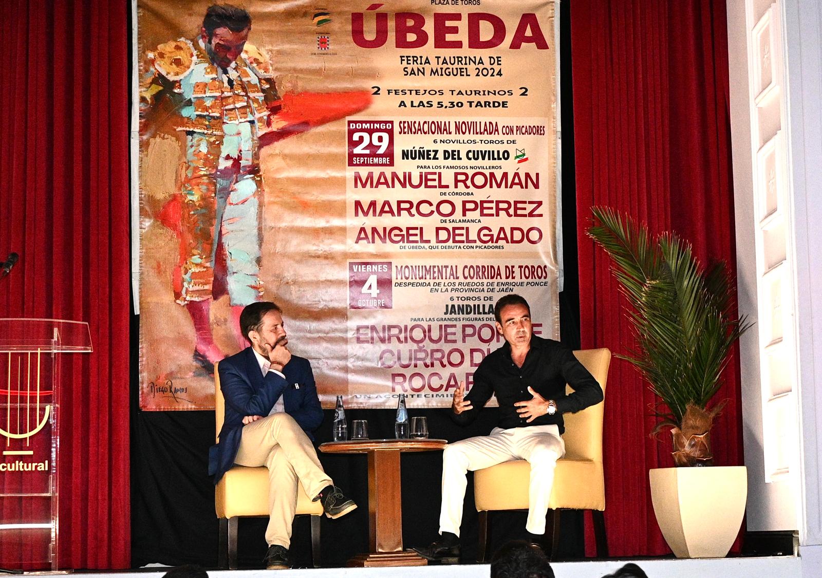 Ponce, adiós a Úbeda en su único paseíllo en la provincia de Jaén