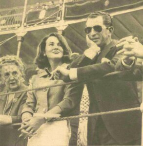 Solita Sánchez y Sánchez y y Juan María Pérez-Tabernero Montalvo en su barrera de La Glorieta I GLORIETA DIGITAL