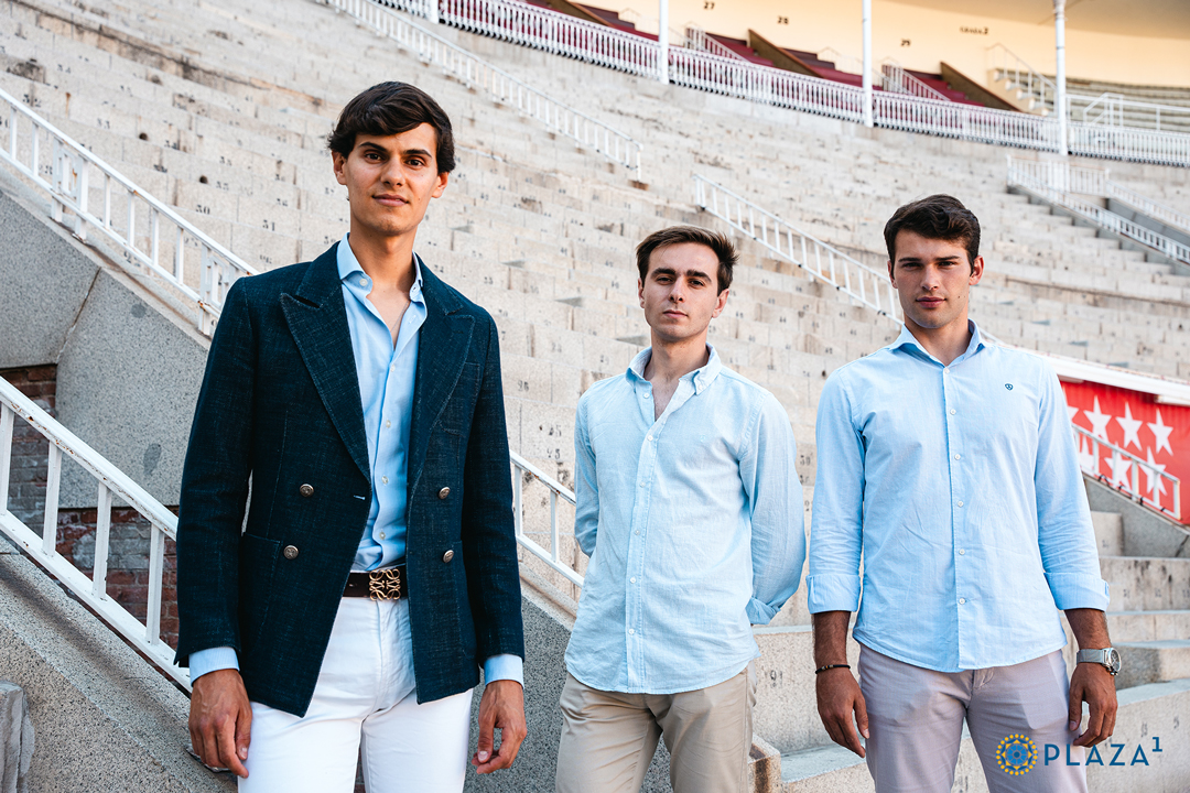 Álvaro Sánchez, Carlos Domínguez y Álvaro de Chinchón, ante su cita en Las Ventas