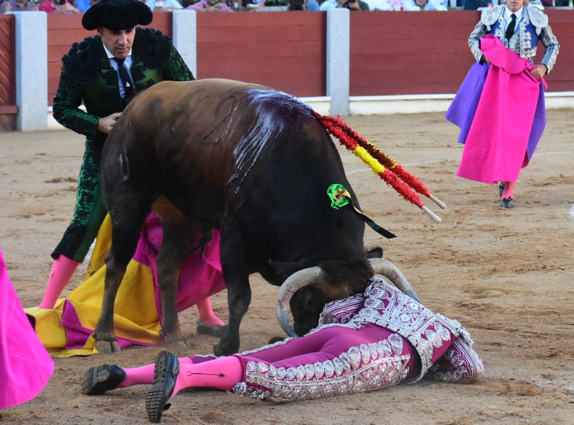 Porritas de Guijuelo, fractura de dos costillas de pronóstico reservado
