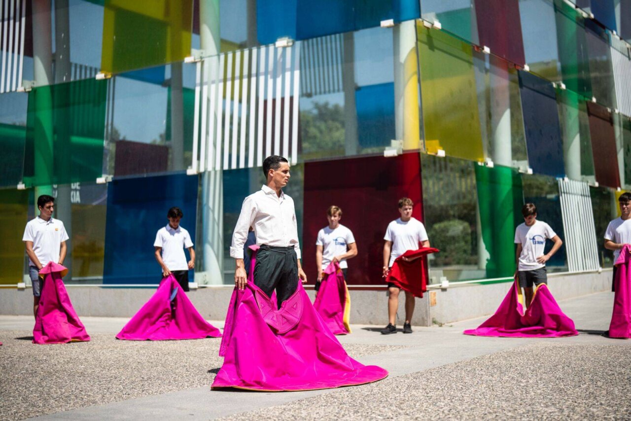 David Galván, inspiración para los alumnos de la Escuela Taurina de Málaga