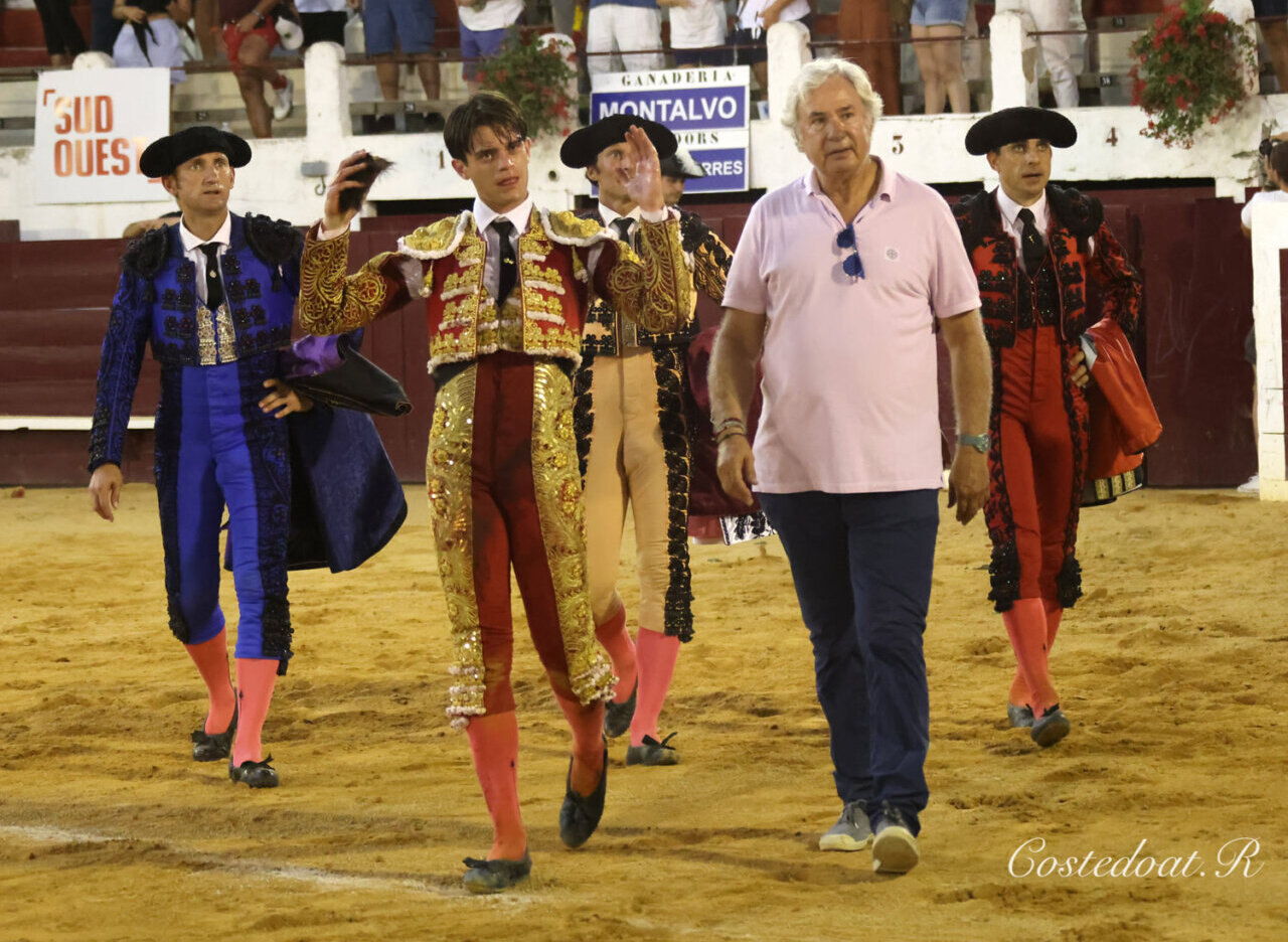 Gran reaparición de Cristiano Torres en una excelente novillada de Montalvo en Soustons