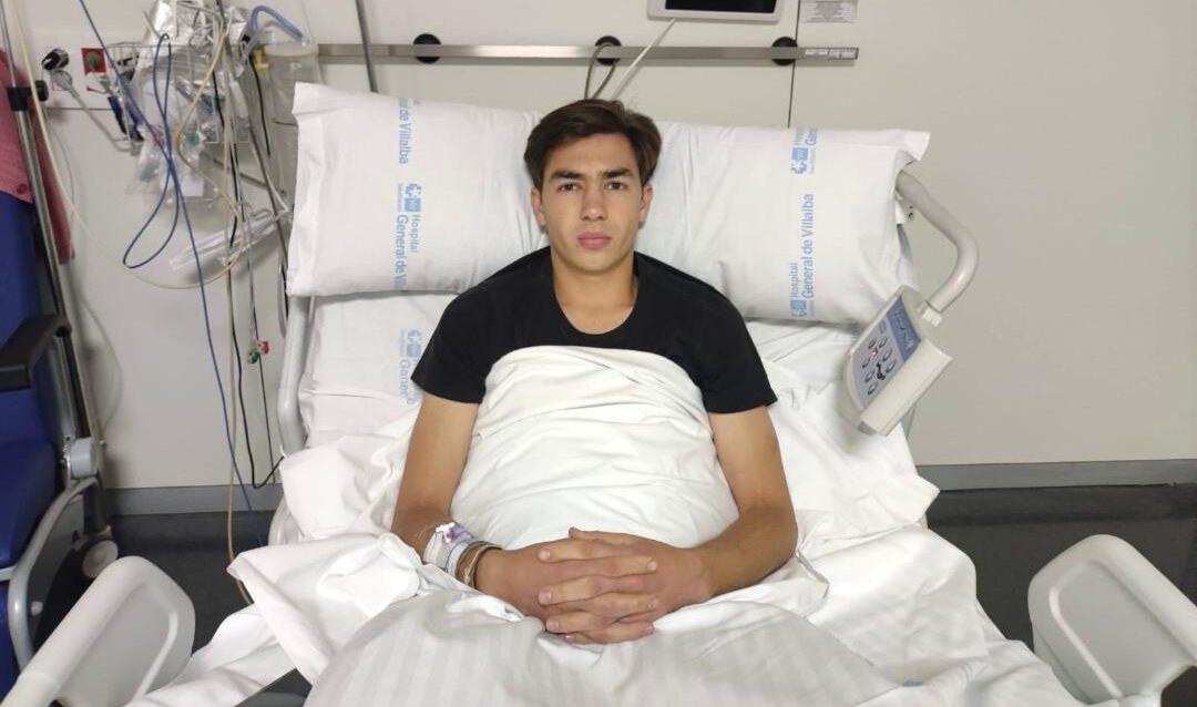 Bruno Aloi pasa la noche con dolores pero sin fiebre