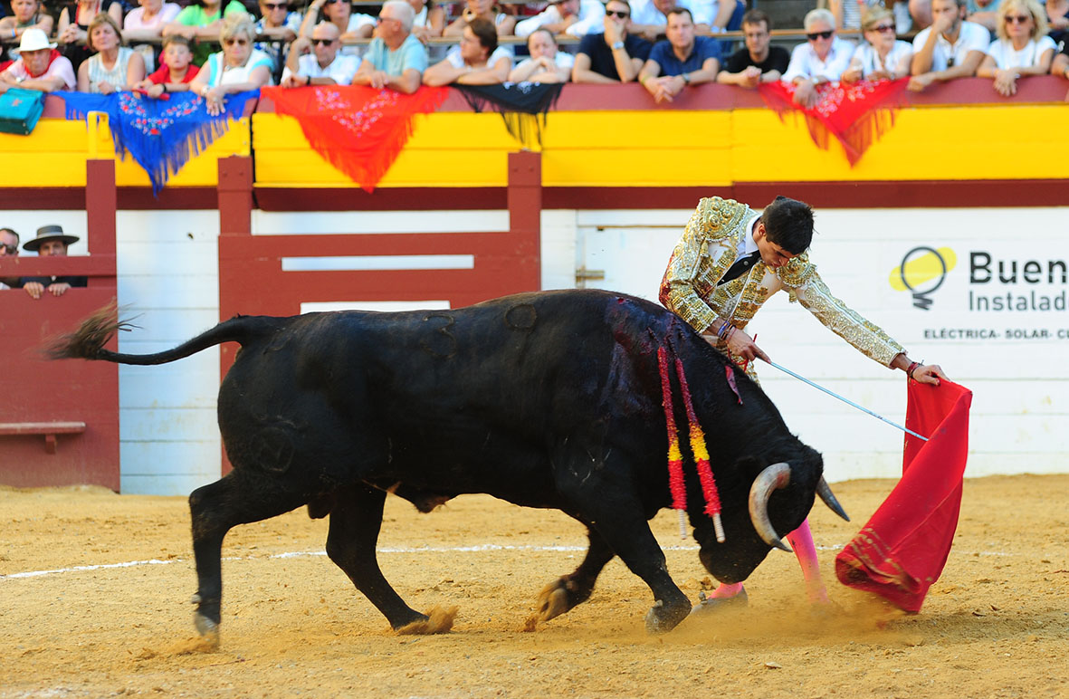 Meritoria oreja para Jesús Fernández y vuelta al ruedo Sebastián Fernández en Algemesí