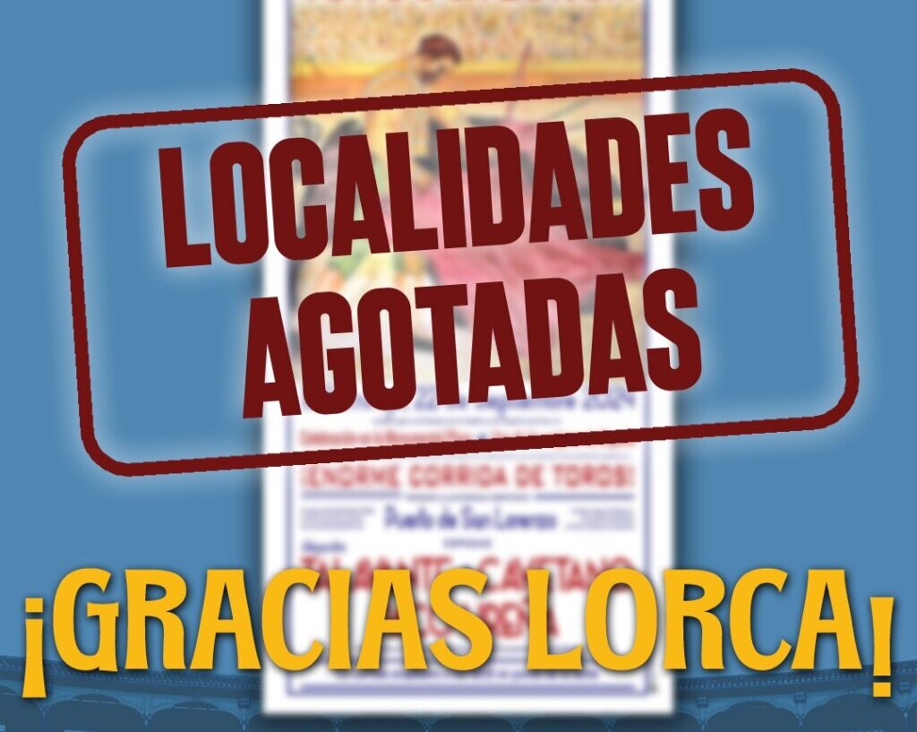 Lorca lo vuelve a hacer y cuelga el cartel de "No hay billetes" para el domingo