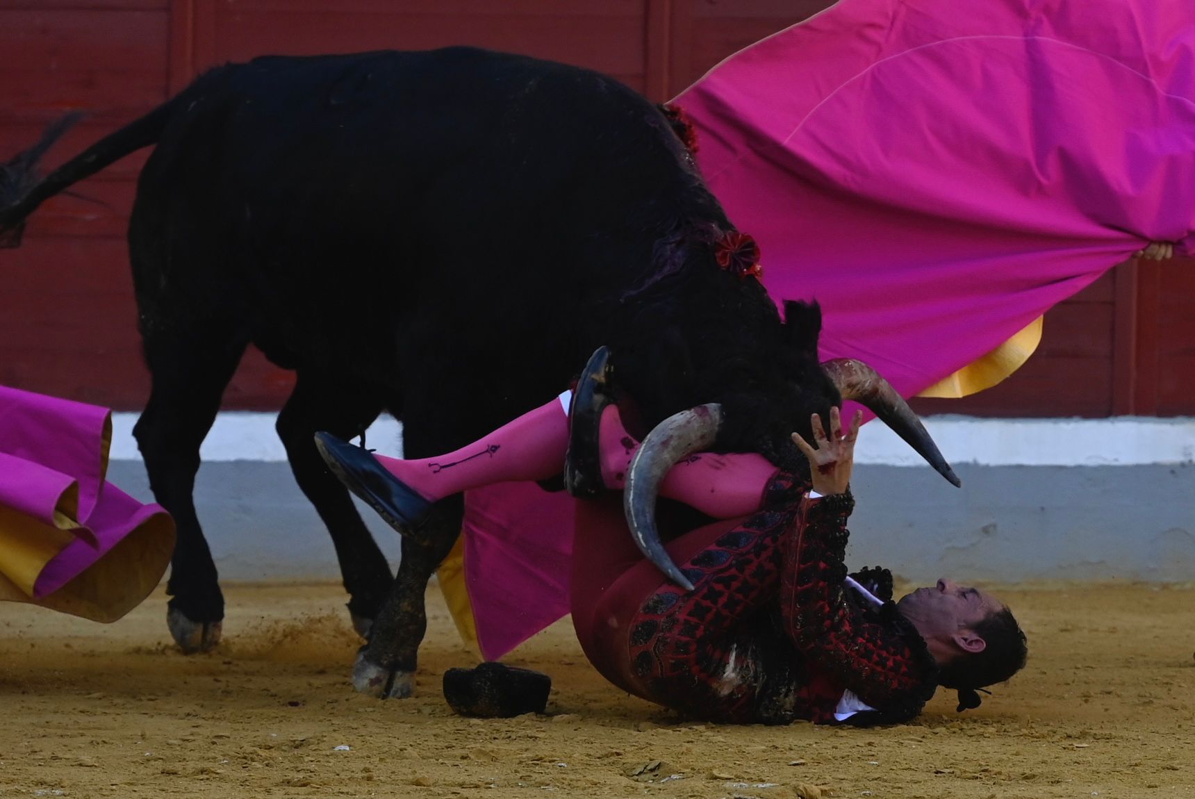 Dura paliza a Julien Merenciano, volteado por el primero de Cuadri en Villaseca