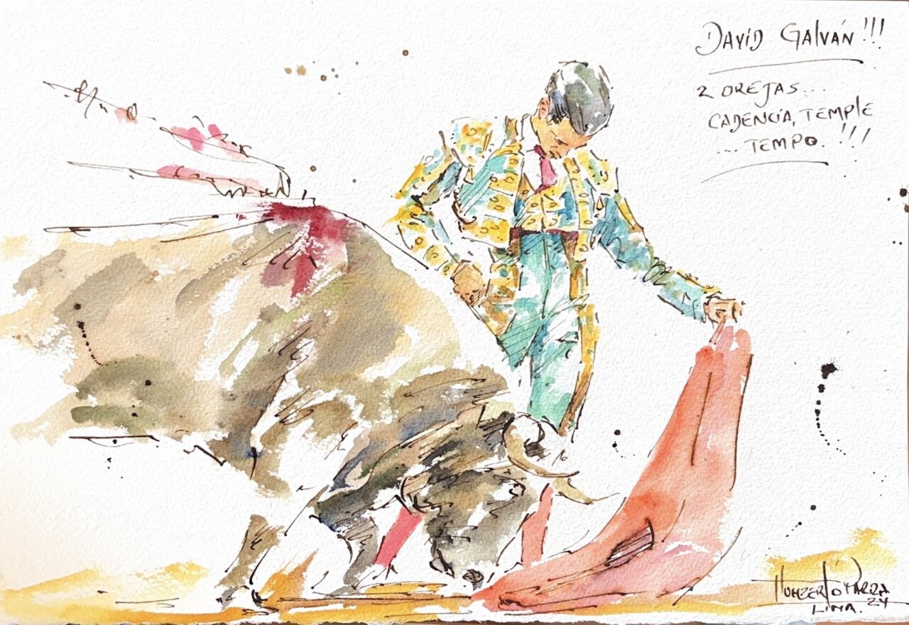 La primera de la feria de Acho, en los pinceles de Humberto Parra