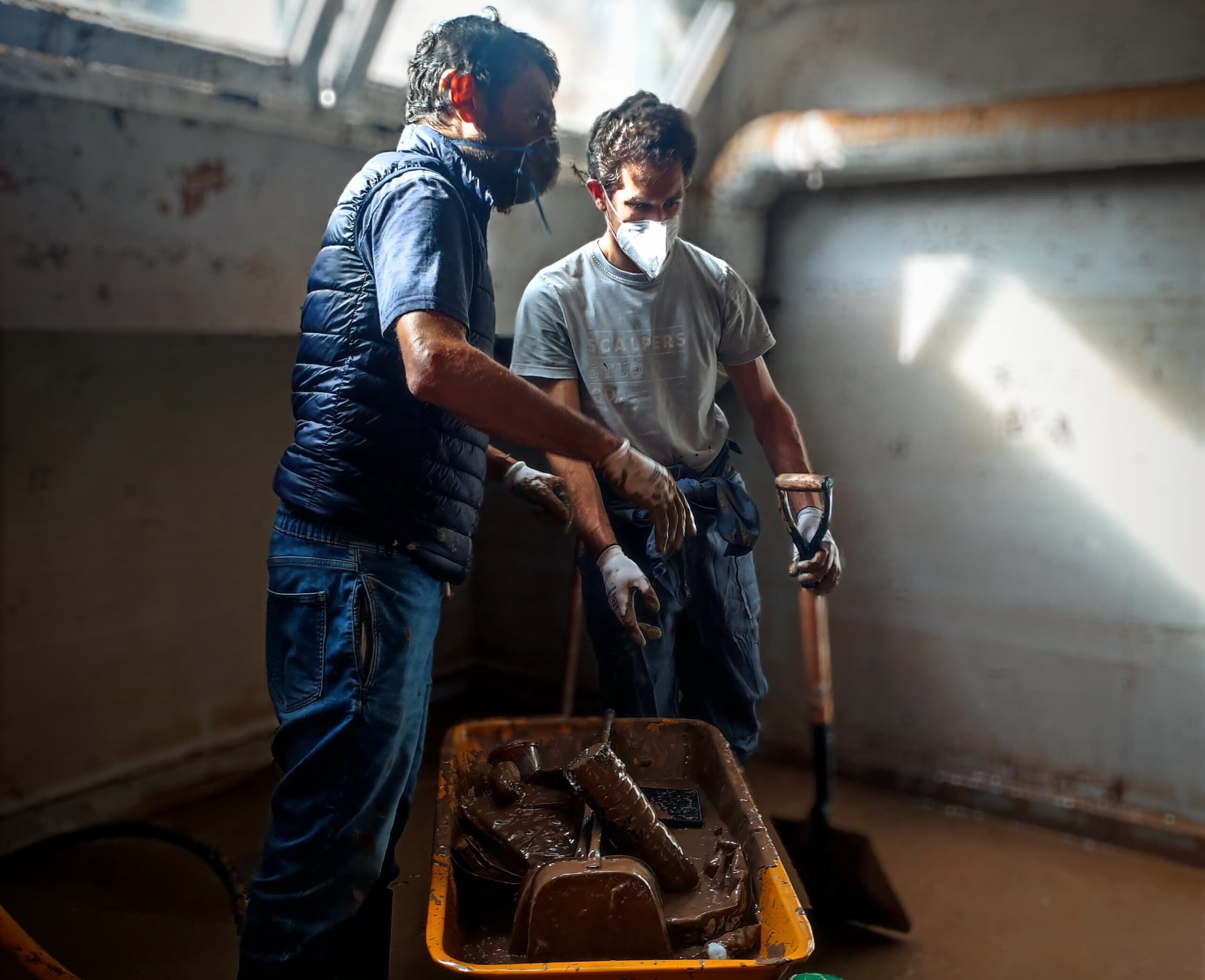 Ginés Marín, en Valencia para ayudar a los damnificados por la DANA