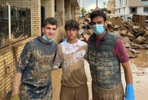 Miguelito, Aarón Palacio y Luis Blázquez.