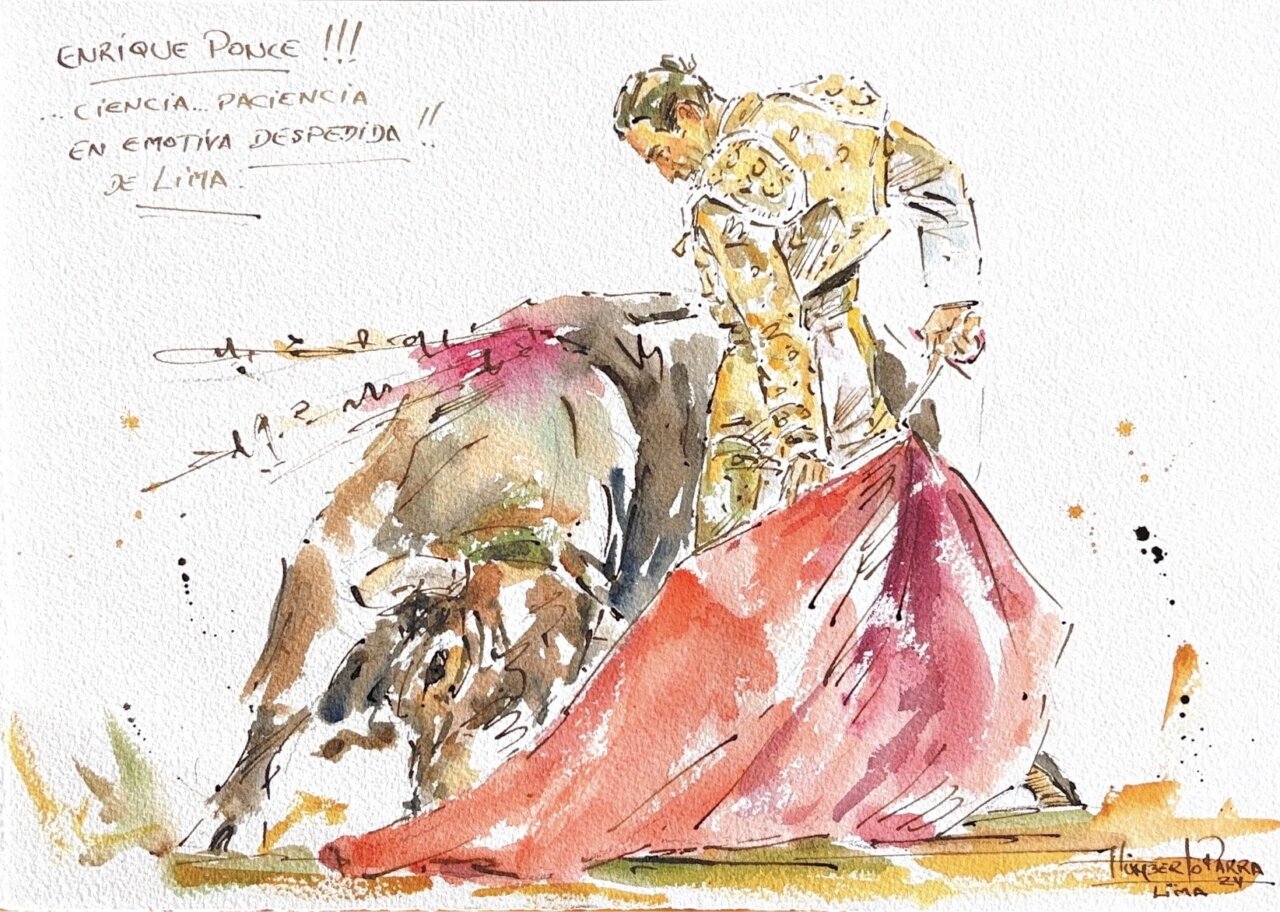 La gran despedida de Ponce de Acho, en los pinceles de Humberto Parra