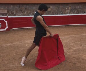 César Pacheco vuelve a entrenar tras su grave cornada en Calasparra.