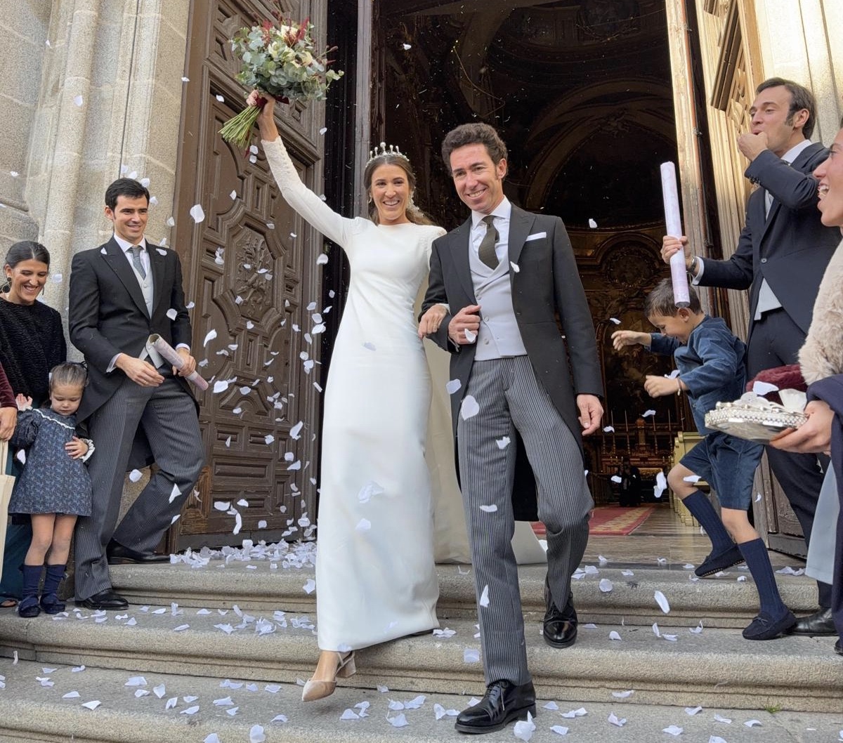 Leonardo Hernández y su prometida María Cantero se dan el "sí, quiero"