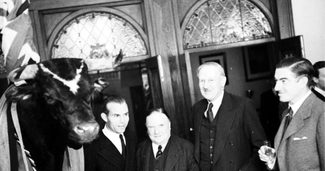 Cuando Churchill recibió la cabeza de Perdigón, el toro con la V de victoria