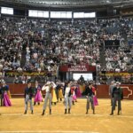 Así de espectacular lucía la plaza de Vistalegre. Aplausos