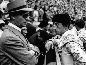 José Flores "Camará" junto a Manolete en Valencia. Foto: Luis Vidal