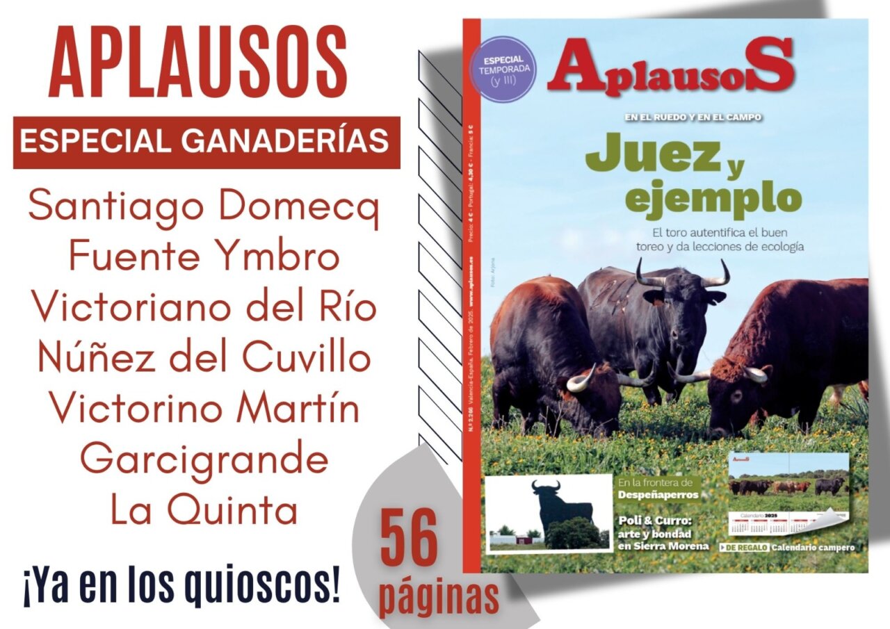 El especial de ganaderías de Aplausos, ya en los quioscos