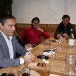 Nacho Lloret, reunión con los colectivos de la plaza de Alicante I VIGUERAS