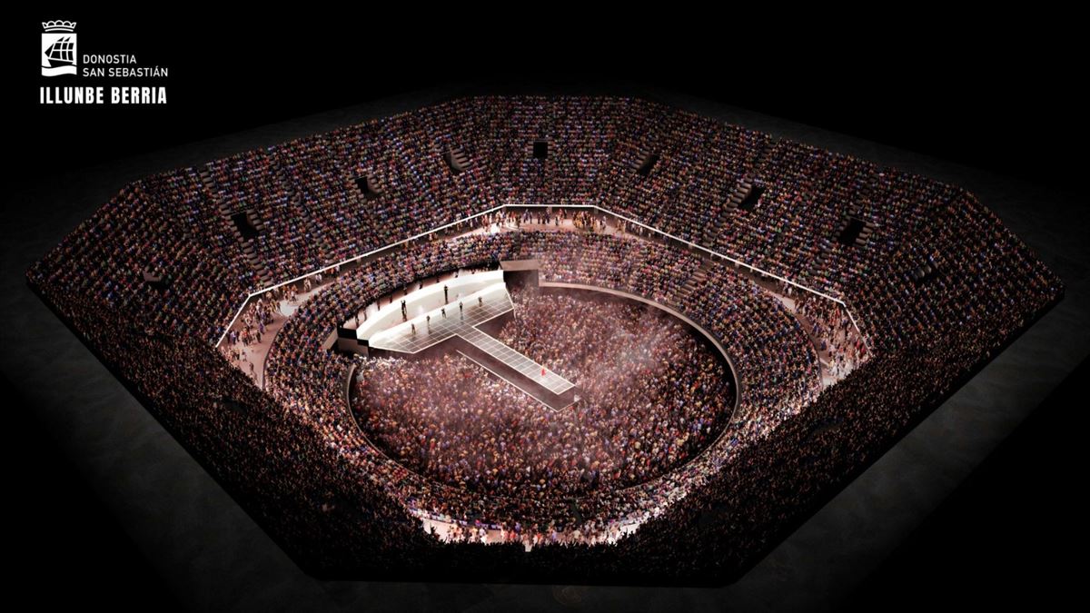 El nuevo Illumbe: un pabellón multiusos con dos espacios para 15.000 y 3.000 espectadores