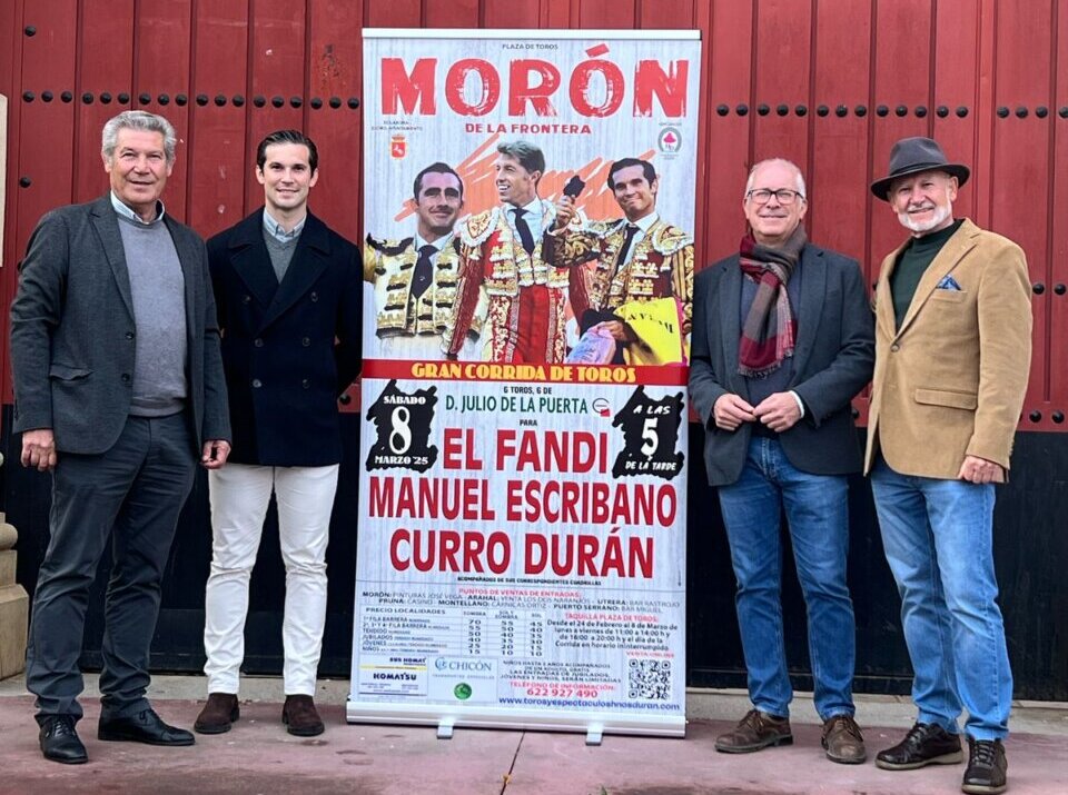 Morón de la Frontera presenta el cartel de su corrida de toros