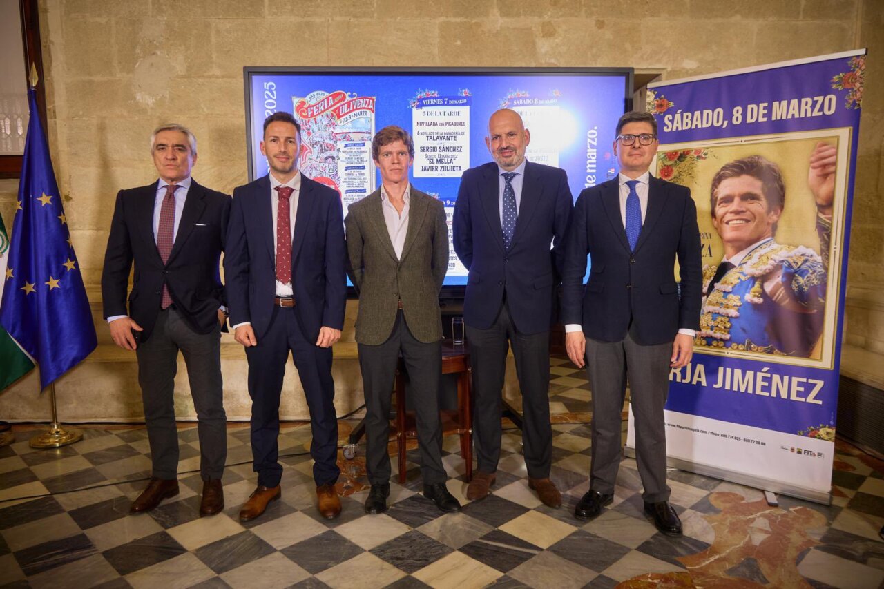Borja Jiménez y la feria de Olivenza, en el Ayuntamiento de Sevilla